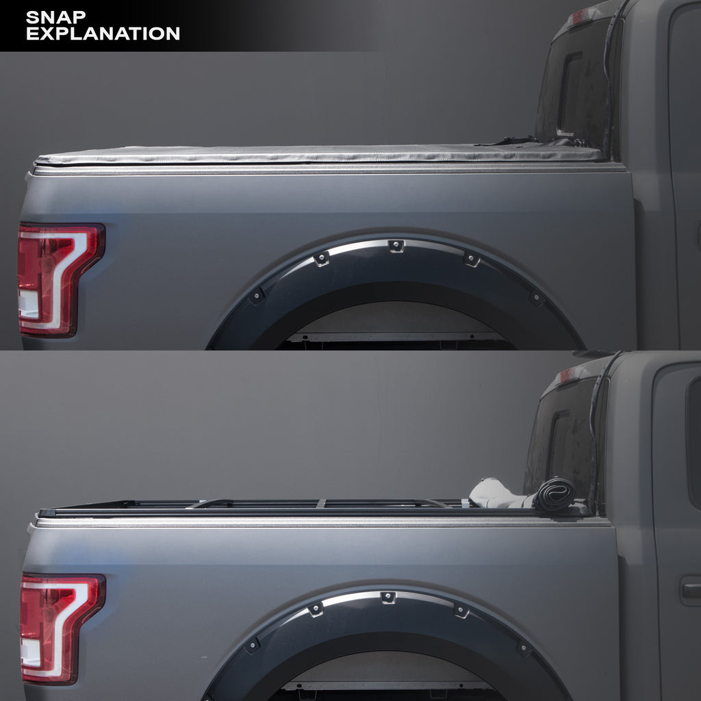 Tonneau Cover with Truck Bed LED Lights Y5700