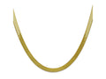 10 kt Yellow Gold Herringbone Chain 22 Inches E957