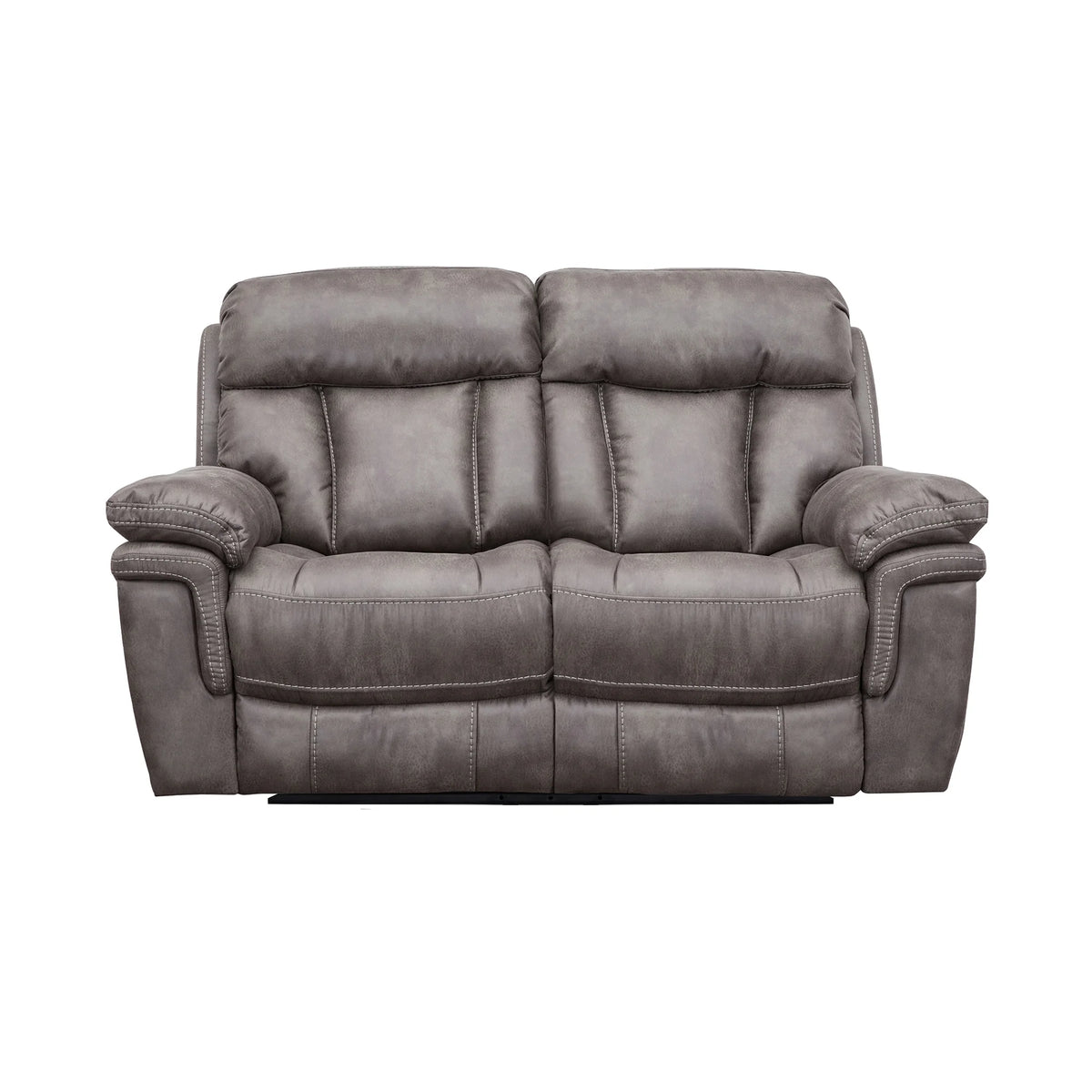 Gunmetal Fabric Power Loveseat Q719263