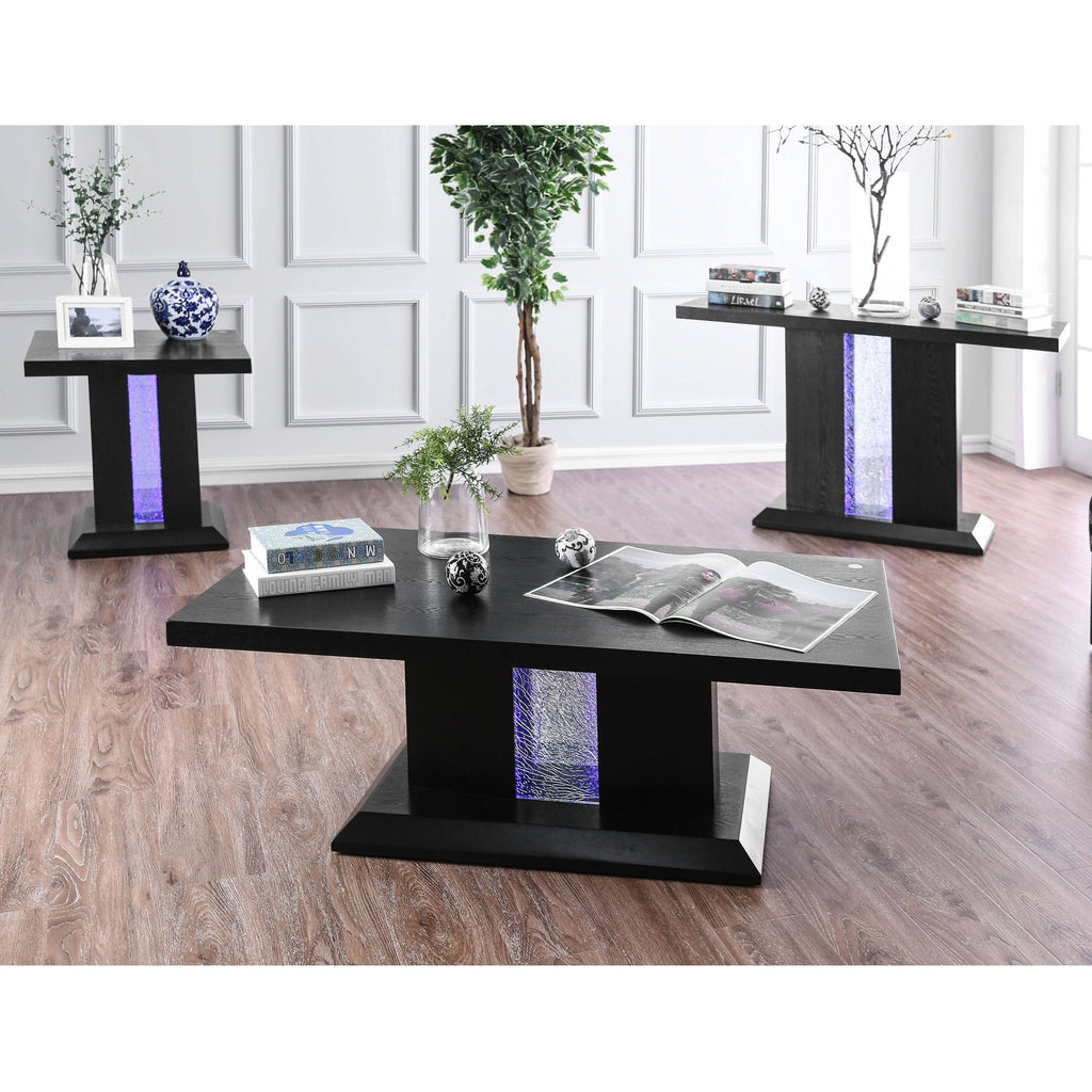 Black LED End Table G299032