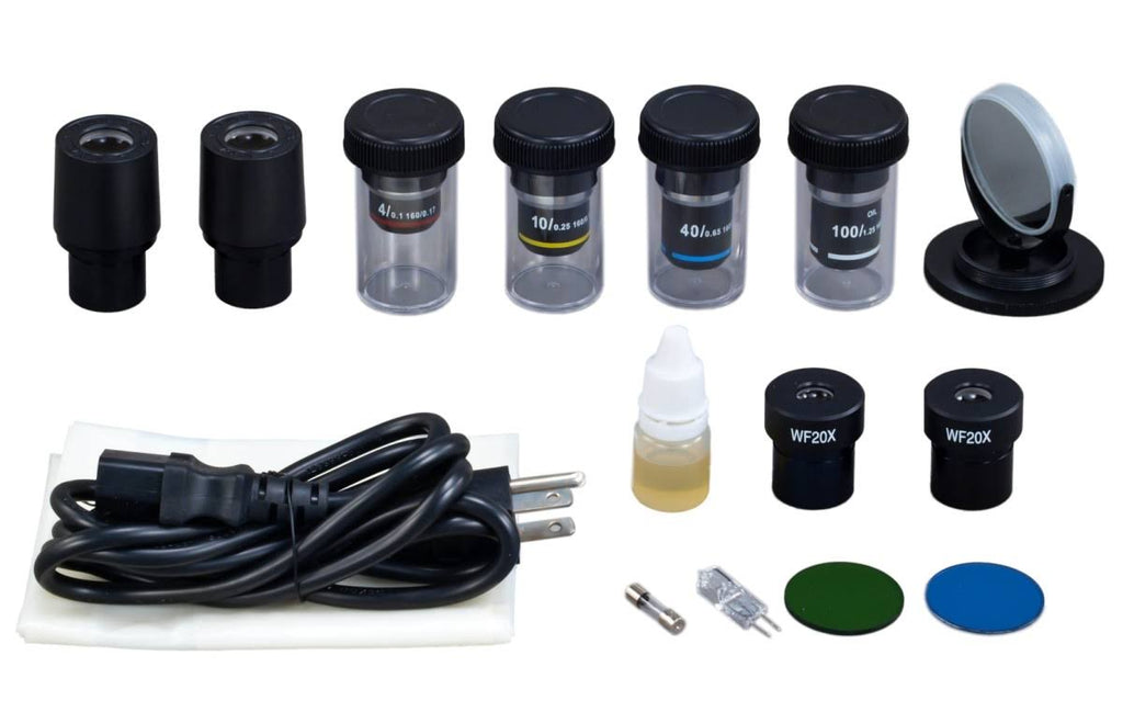 Compound Binocular Microscope with Aluminum Carrying Case B692092