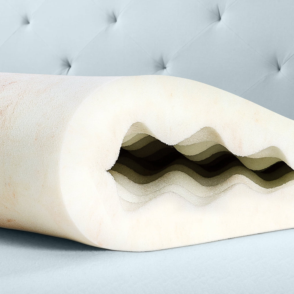 Queen Copper Cooling Memory Foam Mattress Topper S9495