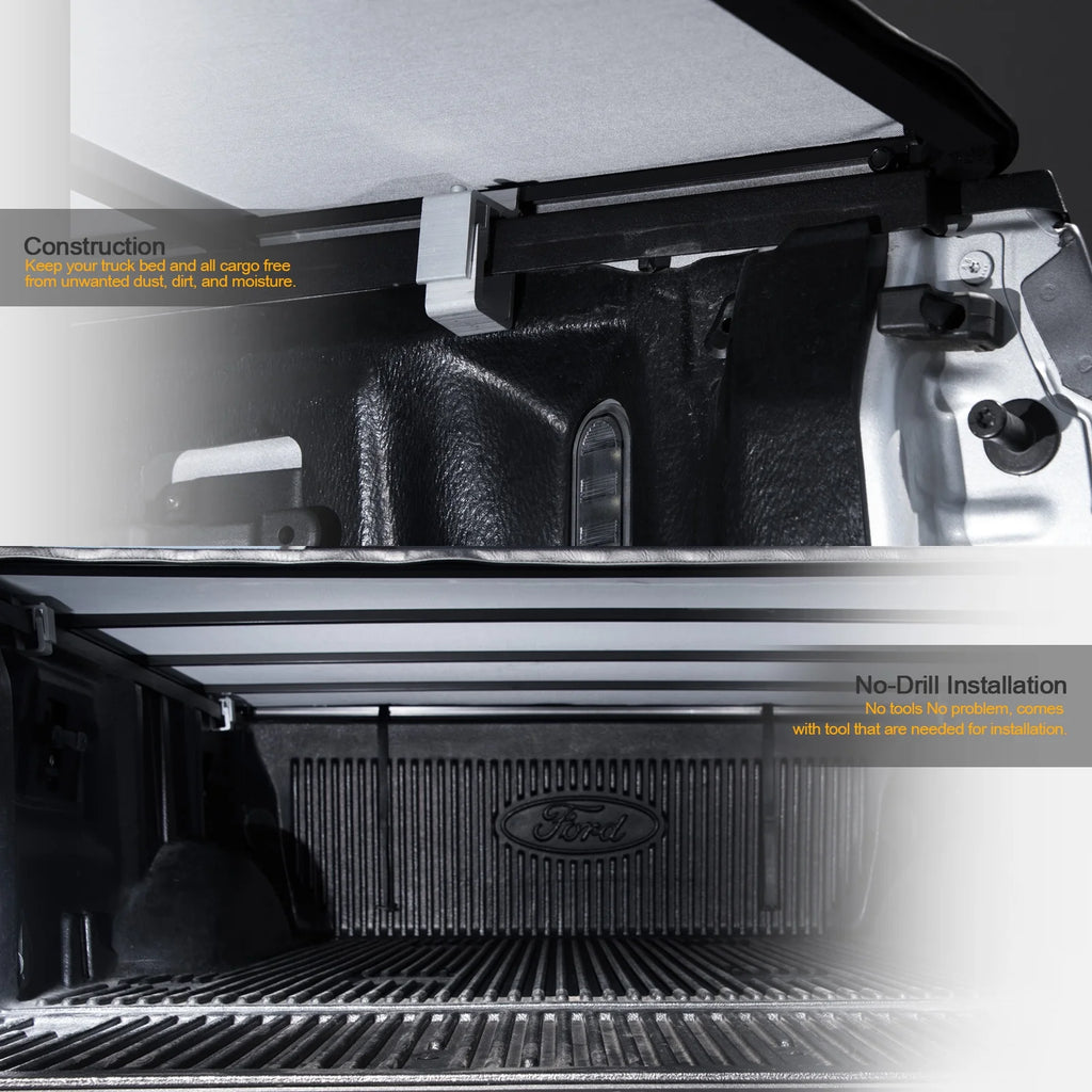 Tonneau Cover with Truck Bed LED Lights Y5700