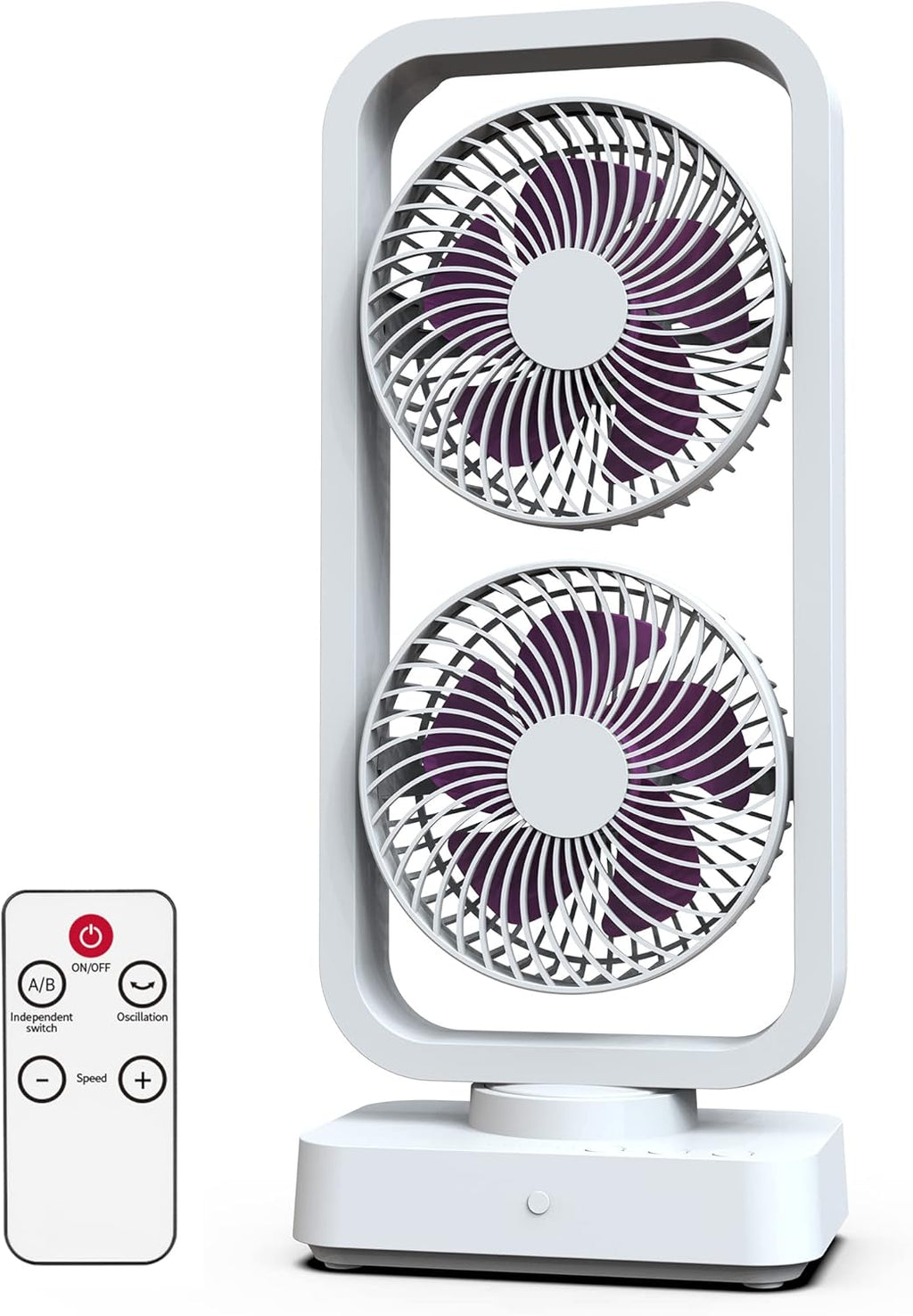 10000mAh Oscillating Cordless Rechargeable Tower Fan I23631