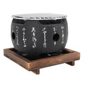Mini Portable Round Aluminum Alloy Charcoal Hibachi Grill T977