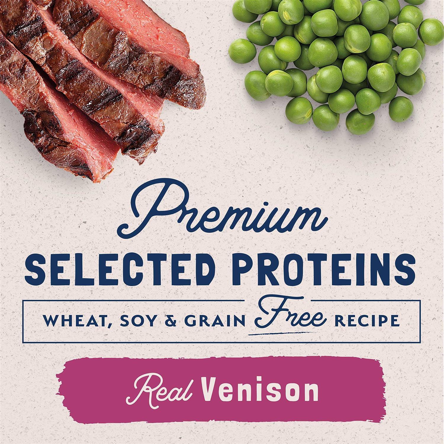 Limited Ingredient Grain Free Green Pea & Venison Dry Cat Food I109305