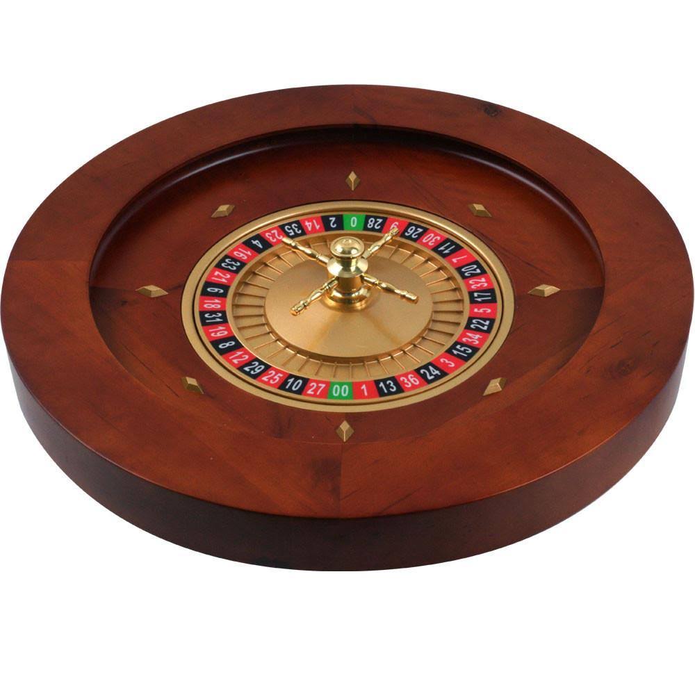 Deluxe Wooden Roulette Wheel O626