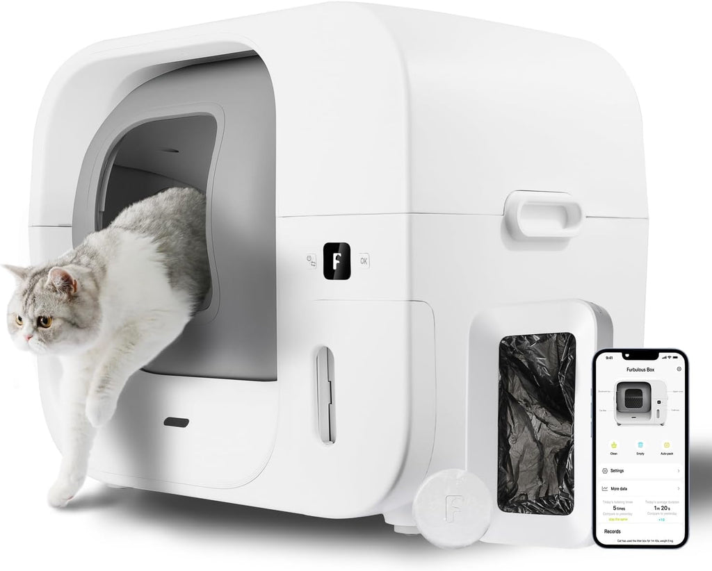 Automatic Self Cleaning Cat Litter Box with Trash Bags Q2421
