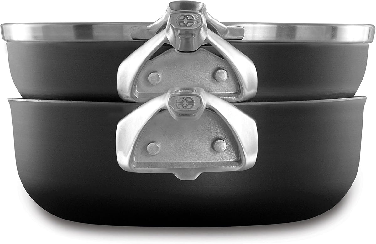 3-Piece Hard Anodized Nonstick Stack Cookware Set W67783