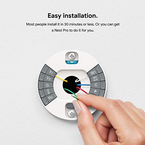 White Programmable Smart Thermostat N8066