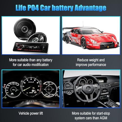 12.8V 576WH Group 47 LiFePO4 Automotive Battery W857391