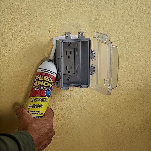White 8-oz Rubber Adhesive Sealant Caulk D9419