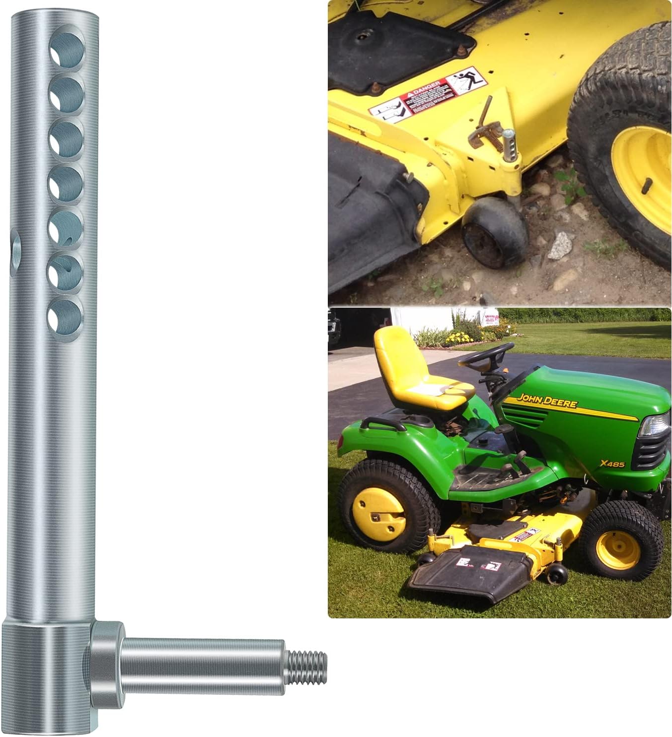 Mower Deck Gauge Wheel Arm Shaft Pack of 2 H7091