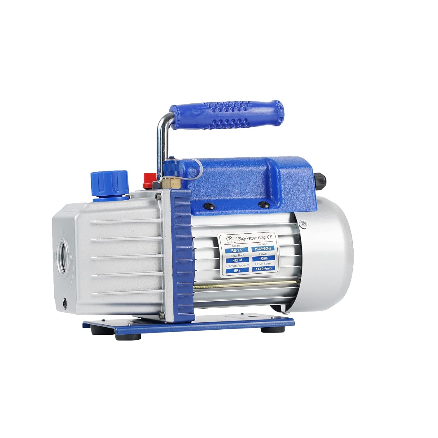 3 Gallon Stainless Steel Vacuum Chamber with 4CFM 1/3HP Single Stage Vacuum Pump O4274