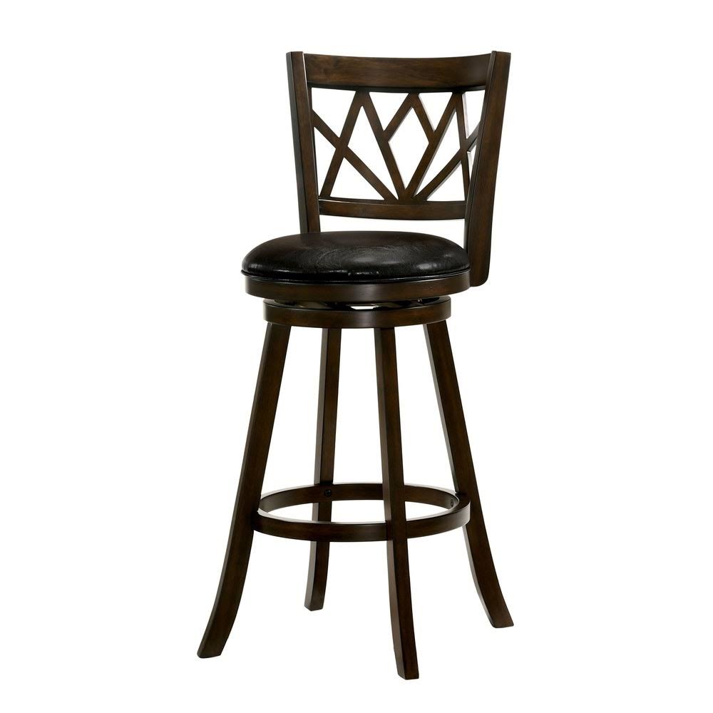 Brown Cherry Swivel Barstool N6169