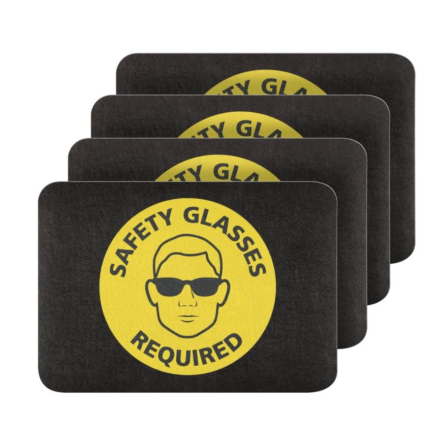 Black Safety Message Mat S636