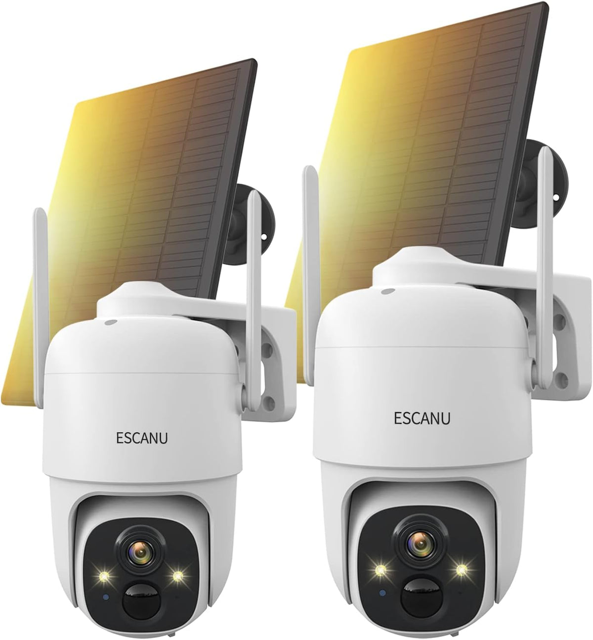 Wireless Solar Outdoor Security WiFi Camera with 360 View and IP65 Waterproof Q82472