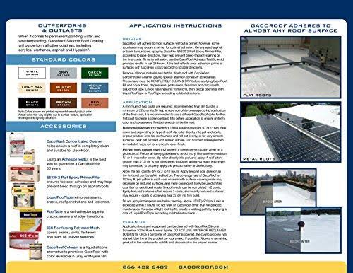 Medium Blue Silicone Roof Coating 5 Gallon G947393