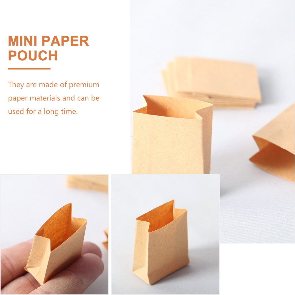 Miniature Dollhouse Paper Bag Grocery Carrier Z87816