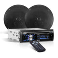 Single Din Bluetooth Car Stereo with 6.5 Inch 2 Way Speakers V3086