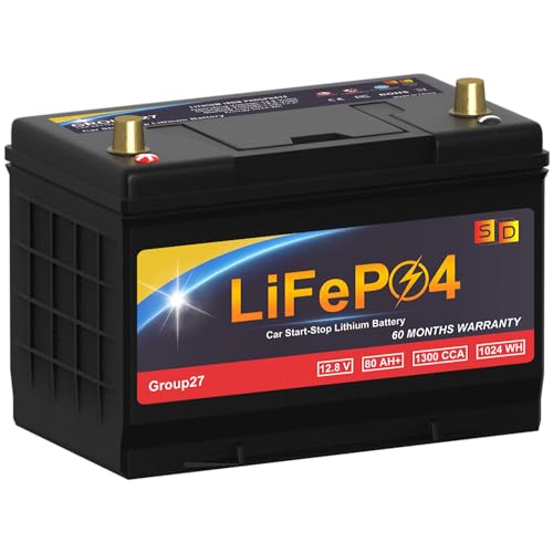 12.8V 576WH Group 47 LiFePO4 Automotive Battery W857391