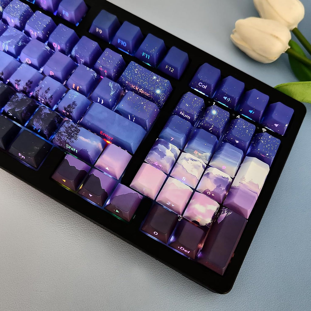 Side Printed Double Shot Cherry Profile Keycap Set G2412