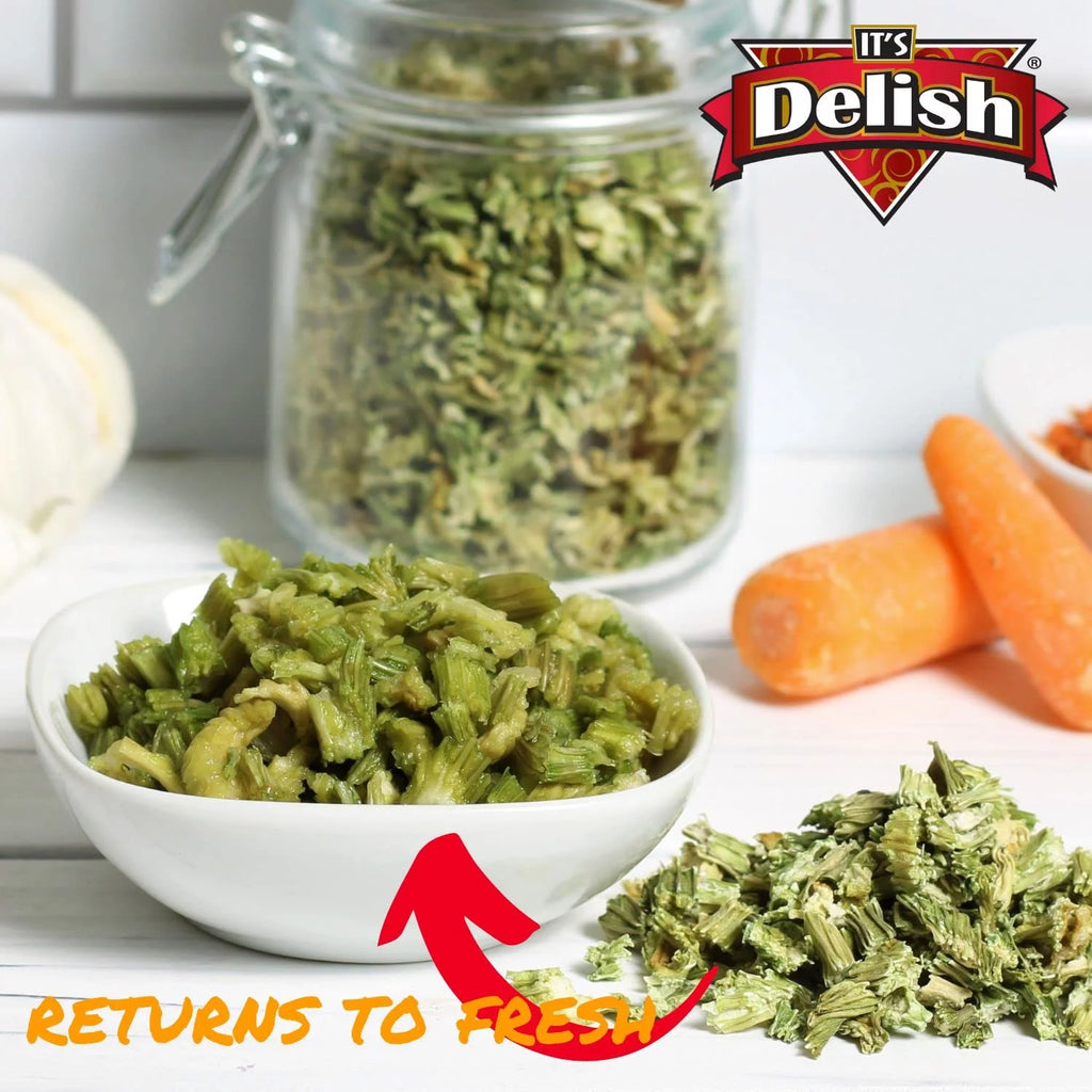Dried Celery Flakes, 1 Lb (16 Oz) Bulk Bag, Dehydrated Chopped Crosscut Celery Stalk & Leaf F492