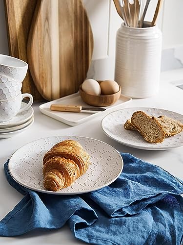 12 PCS Ceramic Dinnerware Set Arctic White X4498