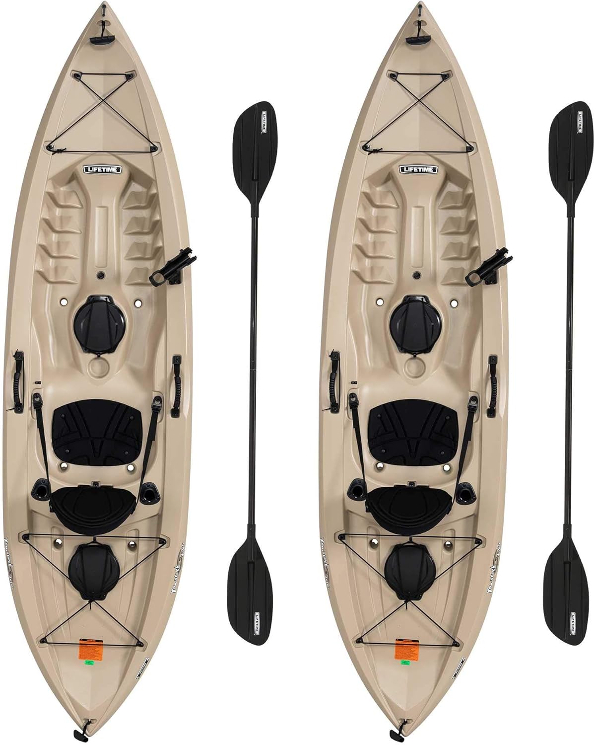 2 Pack Fishing Kayak with Paddles O7091