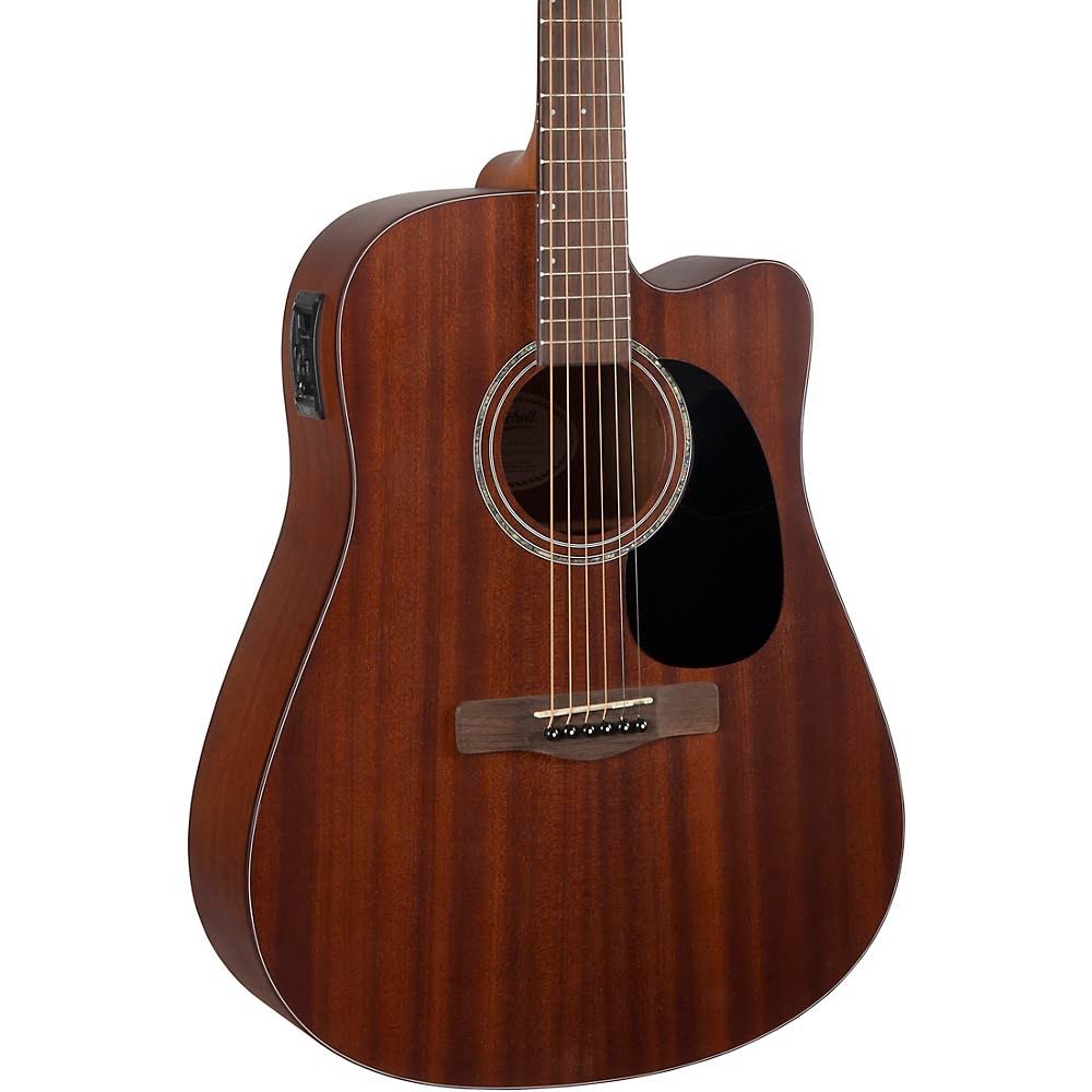 Mahogany Dreadnought Acoustic-Electric Cutaway Guitar F5988