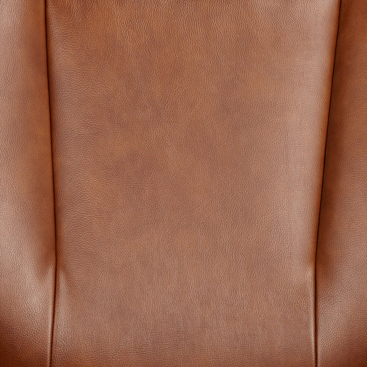 Brown Swivel Faux Leather Recliner Chair U8099