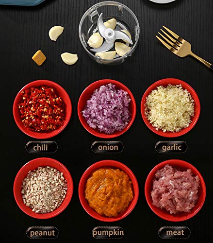 250ML Electric Mini Food Chopper with USB Charging P5877