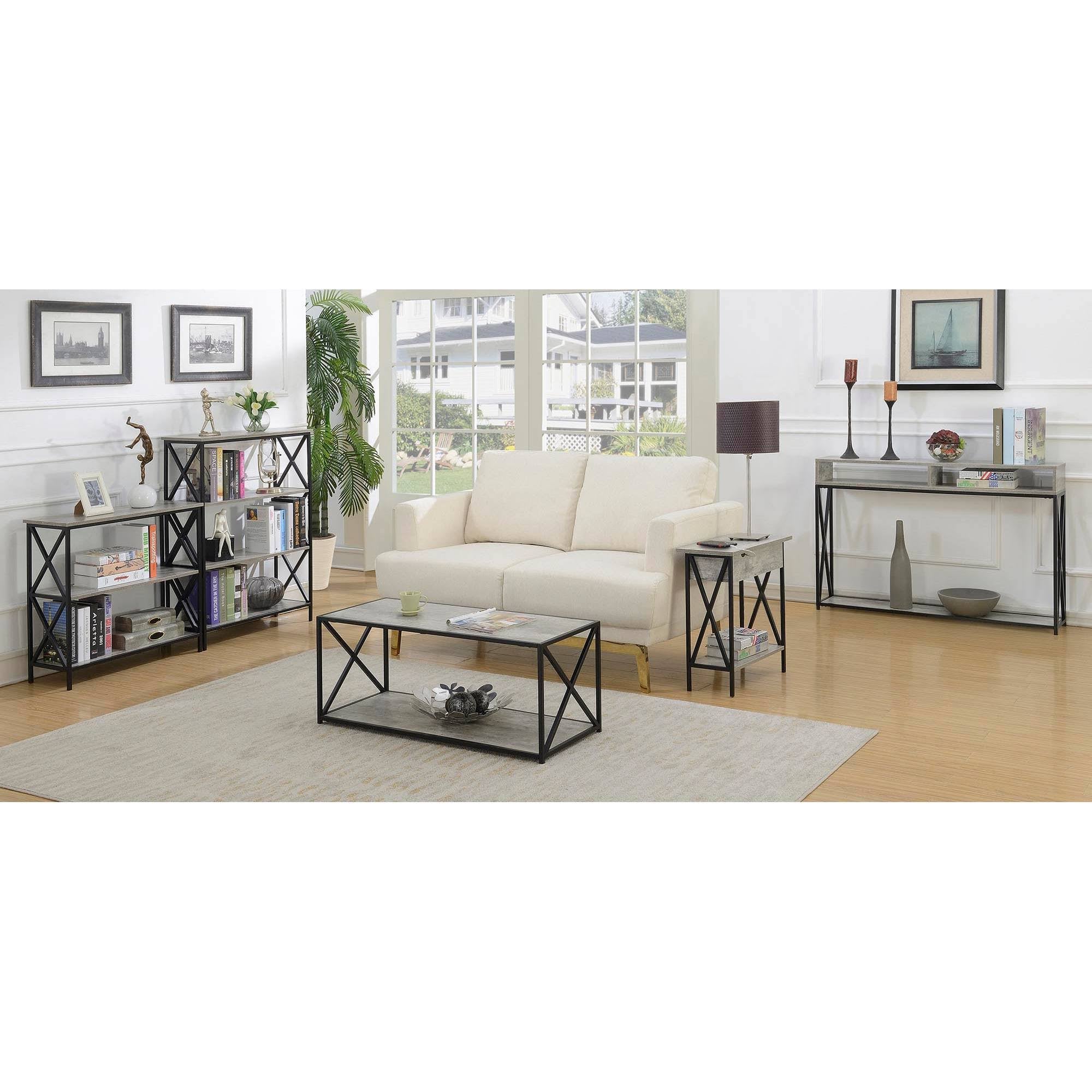 4 Tier Faux Birch Bookcase Q777