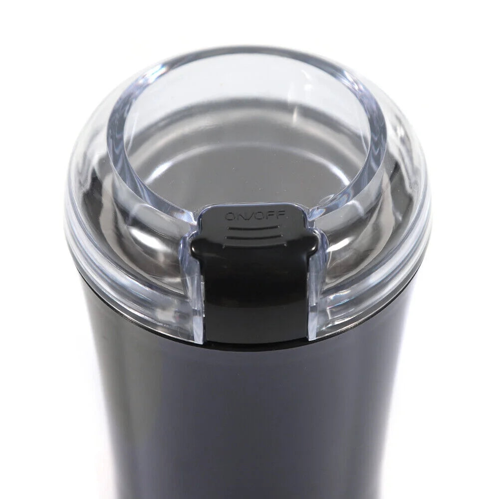 Black Electric Coffee Bean Grinder O718088