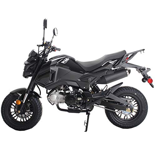 125cc Gas Motorcycle Dirt Bike Street Bike Black K912