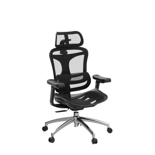 Ergonomic Office Chair with 3D Armrests, Adjustable Backrest, Grey L297