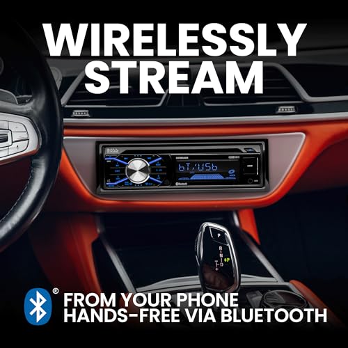 Single Din Bluetooth Car Stereo with 6.5 Inch 2 Way Speakers V3086