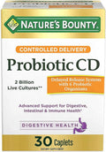 Controlled Delivery Probiotic Dietary Supplement, 30 Caplets U8651