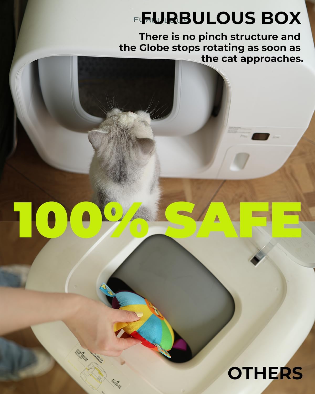 Automatic Self Cleaning Cat Litter Box with Trash Bags Q2421