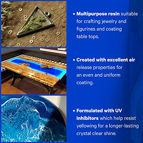 2 Gal Clear Epoxy Resin Kit J875323