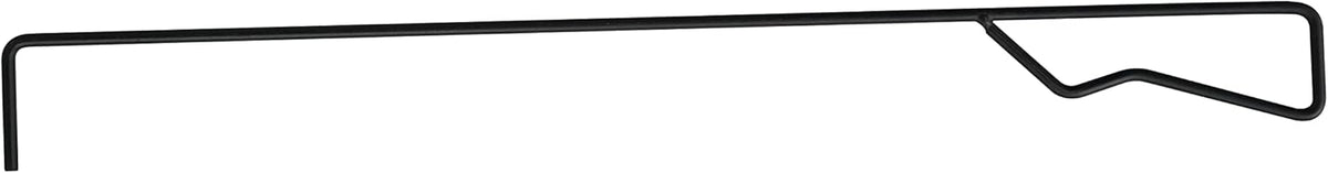 Black Steel Chiminea Fireplace with Poker C739350