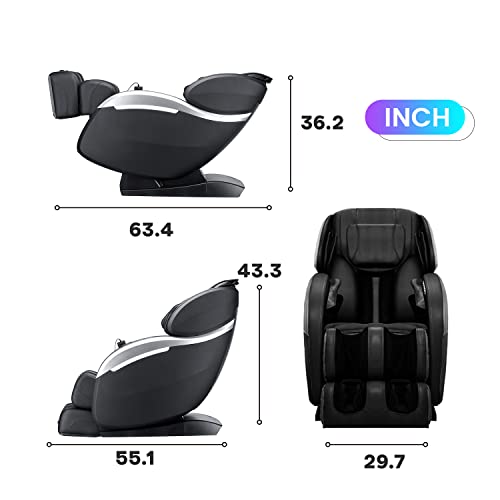 Zero Gravity Shiatsu Massage Chair Recliner with Heat C535