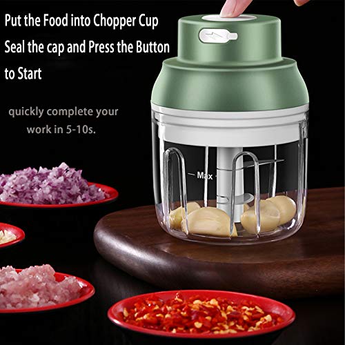 250ML Electric Mini Food Chopper with USB Charging P5877
