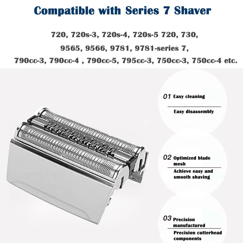 70S Replacement Heads for Braun Series 7 Electric Razors M683919