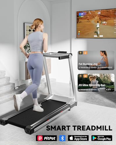 Folding Treadmill with Incline, 3.5HP, 350 LBS Weight Capacity P355