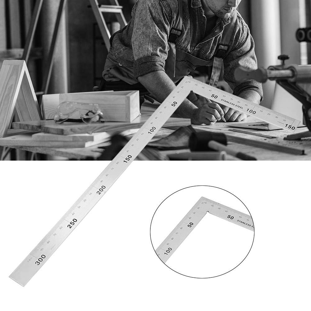 L-Shaped Stainless Steel 90 Degree Right Angle Square Ruler Q895