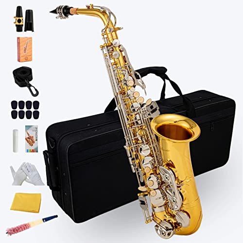 Black/gold keys Eb Alto Saxophone with Case G299000