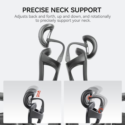 Ergonomic Office Chair with 3D Armrests, Adjustable Backrest, Grey L297
