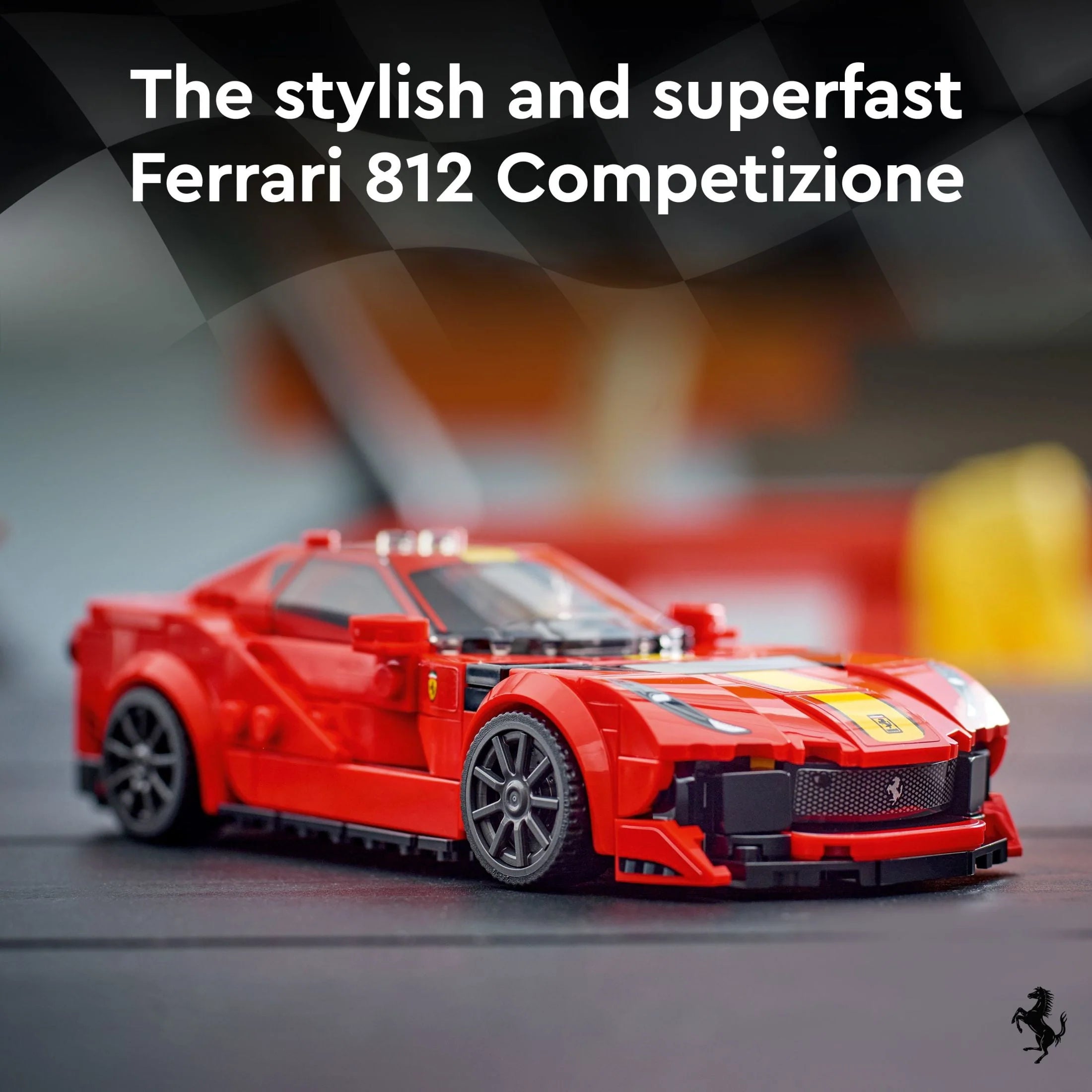 Sports Red Race Car Building Kit I317291