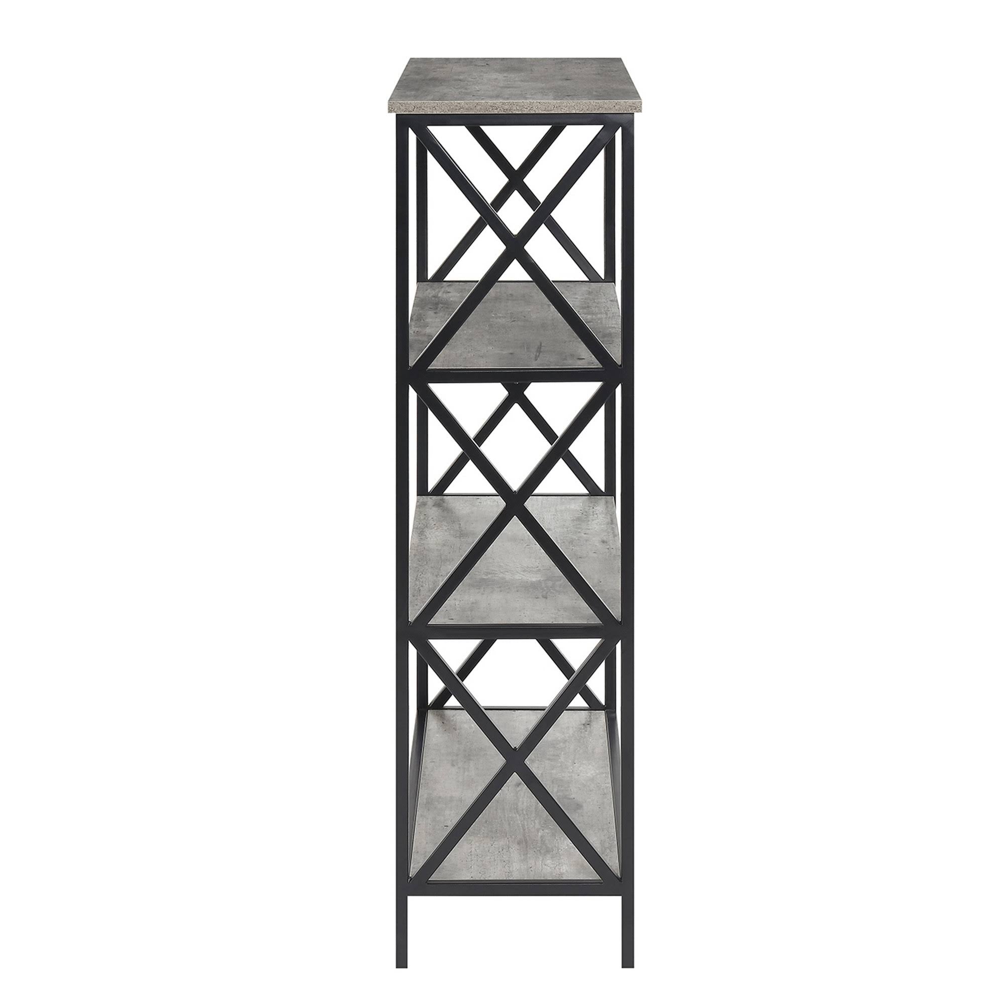4 Tier Faux Birch Bookcase Q777